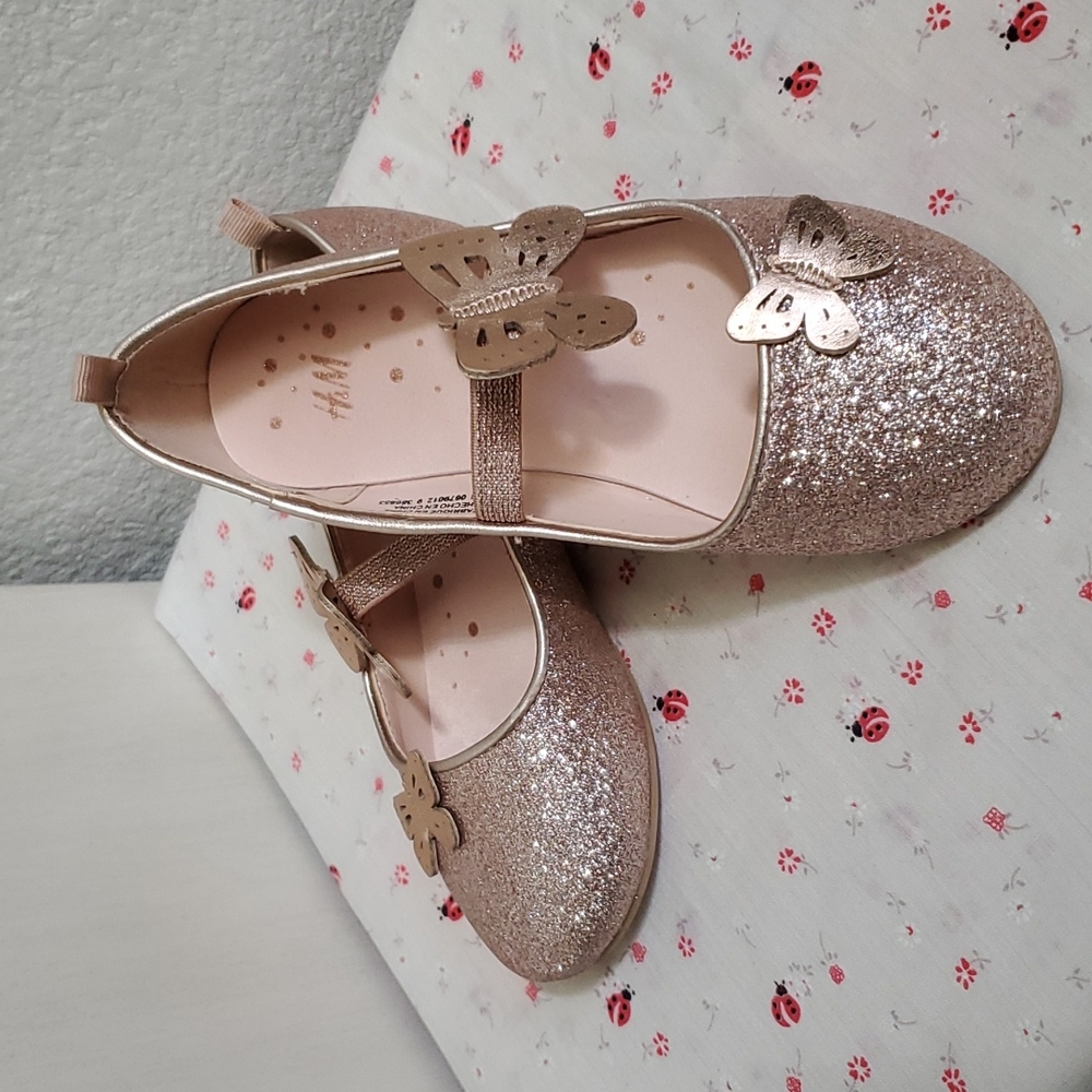 H&M Girls Glitter Flats